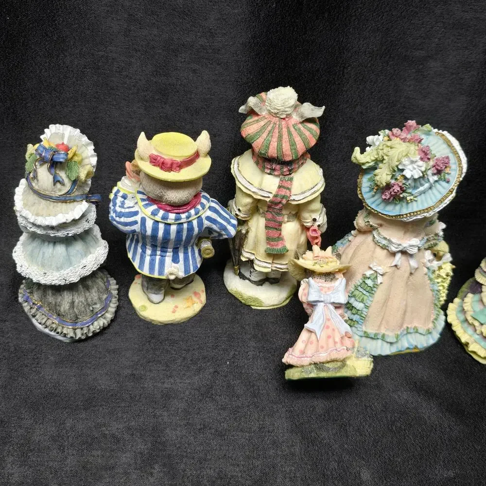The Victorian Collection Easter Figurines Set of 8 Animal Characters VA01 - VA08